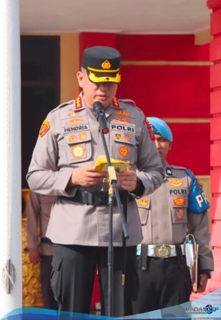 Kapolresta Deli Serdang Pimpin Sertijab Kabag Ops dan Kasat Lantas